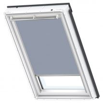 VELUX Sichtschutzrollo Uni Blau 9050, 204, Aluminiumschiene,GGU,Manuell,VELUX