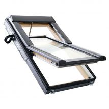 Roto Dachfenster Designo RotoTronic R68G H2SF Premium Verglasung Holz Solar-Funk Fenster günstig
