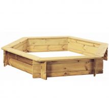 WINNETOO Sandkasten INGAR 6-Eck Sandbox günstig