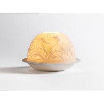 Bernardaud - Lithophanie Les colibris - Photophore en porcelaine