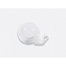 Bernardaud - Louvre - Tasse et soucoupe à café 10 cl - Blanc - Services de Table en porcelaine