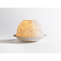 Bernardaud - Lithophanie Fleurs de printemps - Photophore en porcelaine