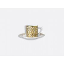 Bernardaud - Tasses à Café - Tasse et soucoupe à café 8 cl - Or - Café, thé en porcelaine