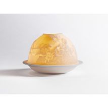 Bernardaud - Lithophanie Les grandes eaux - Photophore en porcelaine