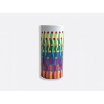 Bernardaud - Julio Le Parc - Vase tube H. 28 cm D. 12 cm en Porcelaine de Limoges - Multicolore