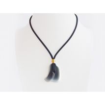 Bernardaud - Pendentif Avia bleu - Bijoux en Porcelaine de Limoges