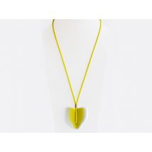 Bernardaud - Pendentif Volpa jaune - Bijoux en Porcelaine de Limoges