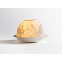 Bernardaud - Lithophanie Les églises de Paris Led - Lampe en porcelaine
