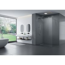 Walk-In Shower Enclosure EX102 - NANO Coating - 10mm Clear Tempered Protection Glass - available in different sizes