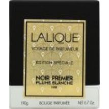 Lalique Candle 190g - Noir Premier Plume Blanche 1901
