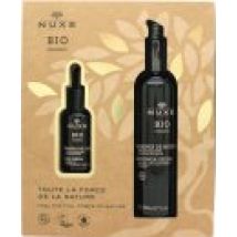 Nuxe Bio Organic Gift Set 30ml Chia Seeds Essential Antioxidant Serum + 200ml Moringa Seeds Micellar Cleansing Water