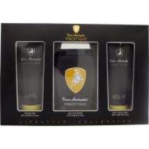 Lamborghini Prestigio Gift Set 125ml EDT Spray + 100ml Shower Gel + 100ml Aftershave Balm