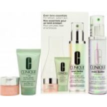 Clinique Even Tone Essentials Gift Set 50ml Even Better Clinical Radical Dark Spot Corrector + Interrupter + 30ml 7 Day Scrub Cream + 5ml All About Eyes