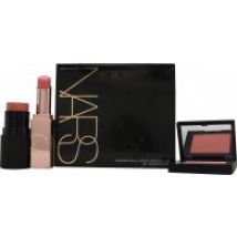 NARS Orgasm Triple Threat Cheek & Lip Gift Set 3g Lip Balm + 2.5g Blush + 4g Powder Cream