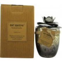 Bali Mantra Camellia Glass Silver Candle 500g - Kaffir Lime