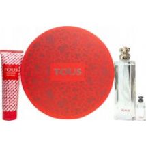 Tous Gift Set 90ml EDT Spray + 150ml Body Lotion + 4.5ml EDT + Metal Tin