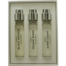 Byredo La Sélection Boisée Gift Set 12ml Black Saffron EDP + 12ml Mojave Ghost EDP + 12ml Super Cedar EDP