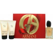 Giorgio Armani Si Gift Set 50ml EDP + 50ml Body Lotion + 50ml Shower Gel