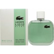 Lacoste L.12.12 Blanc Eau Fraîche Eau de Toilette 100ml Spray