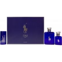 Ralph Lauren Polo Blue Gift Set 125ml EDT + 40ml EDT + 75g Deodorant Stick