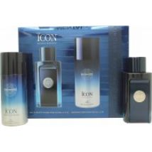Antonio Banderas The Icon Gift Set 100ml EDT + 150ml Deodorant Spray