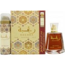 Lattafa Perfumes Raghba Gift Set 100ml EDP + 50ml Deodorant Spray