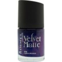 Rimmel Velvet Matte Nail Polish 12ml - 016 Purple Opulence