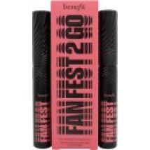 Benefit Fan Fest Fanning & Volumizing Mascara Duo Set 2x 8.5g Fanfest Volumizing Black Mascara
