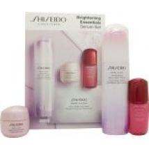Shiseido Brightening Essentials Eye Gift Set 50ml Power Infusing Concentrate + 15ml Eye Cream + 15ml Gel Cream + Power Brightening Mask