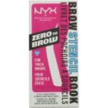Nyx Zero To Brow Eyebrow Stencils 4 Pieces - For Thick Brows