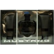 Mustang Black Gift Set 100ml EDT + 100ml Aftershave Balm + 100ml Body Wash