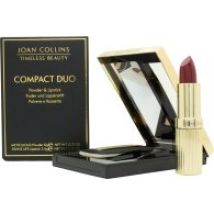 Joan Collins Timeless Beauty 6g Neutral Powder + 3.5g Lipstick Duo - Alexis