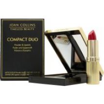 Joan Collins Timeless Beauty 6g Neutral Powder + 3.5g Lipstick Duo - Helene