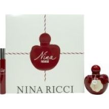 Nina Ricci Nina Rouge Gift Set 50ml EDT + 10ml Roll On EDT