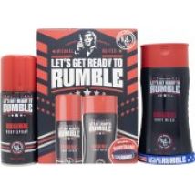 Michael Buffer Let's Get Ready To Rumble Gift Set 250ml Shower Gel + 150ml Body Spray + Wristband