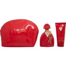 Emanuel Ungaro Diva Rouge Gift Set: EDP 100ml - Body Lotion 100ml - Pouch