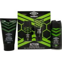 Umbro Action Gift Set 150ml Body Spray + 150ml Body Wash