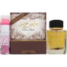 Lattafa Perfumes Pure Oudi Gift Set 100ml EDP + 50ml Deodorant Spray