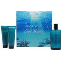 Davidoff Cool Water Lahjasetti 125ml EDT + 75ml Partabalsami + 75ml Suihkugeeli