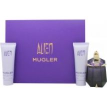 Thierry Mugler Alien Gift Set 30ml EDP Refillable + 50ml Body Lotion + 50ml Shower Gel