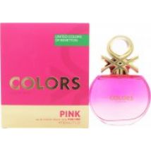 Benetton Colors de Benetton Pink Eau de Toilette 80ml Spray