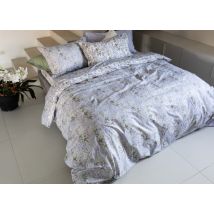 Copripiumino Doubleface In 100% Cotone Modello Les Uniques Dis. 2513 - Matrimoniale - Grigio 133