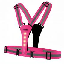 Accezzi LED-Warnweste, pink