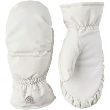 Hestra Primaloft Leather, Skifäustlinge, Damen, weiß