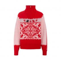 Kari Traa Saga Knit, Pullover, Damen, rot