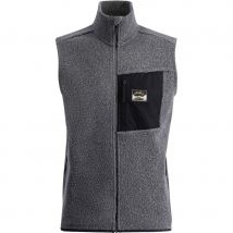 Lundhags Flok Wool Ms Pile Weste, Zwischenschicht, Herren, Grau