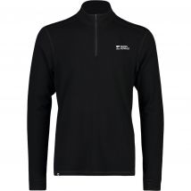 Mons Royale Cascade Merino Base Layer 1/4 Zip, Skiunterhemd, Herren, schwarz