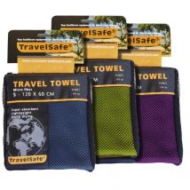 TravelSafe Reisestuch Mikrofaser S, lila