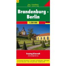 Freytag & Berndt Autokarte Brandenburg, Berlin. Brandebourg, Berlin / Brandeburgo, Berlino