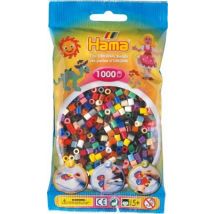 Hama 207-67 - Perlen Mix, 1000 Stück, 22 Farben, Farbmix